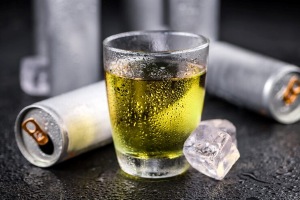 Exemplo de aplicação de aroma em energéticos