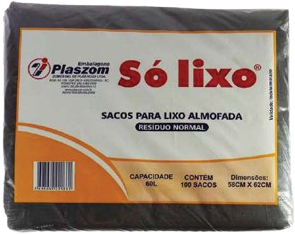 Sacos de lixo almofada: Só Lixo