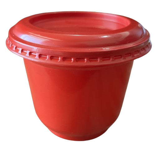 Pote colorido vermelho PRP400 365ml