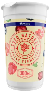 Exemplo de pote disponível para a linha bebidas