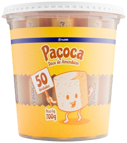 Exemplo de pote disponível para a linha doces