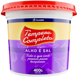 Exemplo de pote disponível para a linha temperos