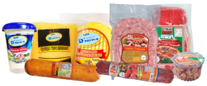 Rótulos adesivos aplicados em produtos refrigerados