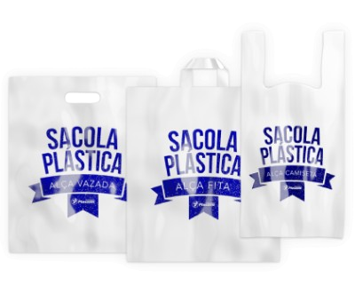 Exemplo de sacolas impressas
