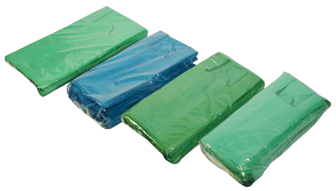 Exemplo de sacolas recicladas