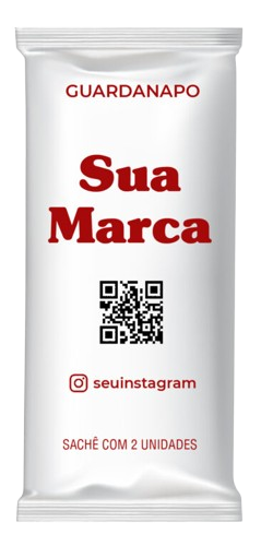 Guardanapo com embalagem personalizada